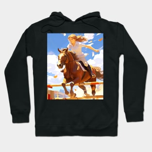 Equestrian Jumping, Horse Animals Hoodie